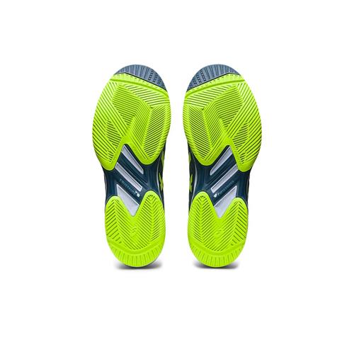 Asics Solution Speed FF 2 Men's Tennis Shoes (Steel Blue/Hazard Green)