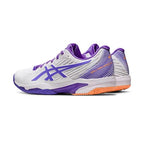 Asics Solution Speed FF 2 Women's Tennis Shoes (White/Amethyst)