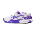 Asics Gel-Resolution 9 Women's Tennis Shoes (White/Amethyst)