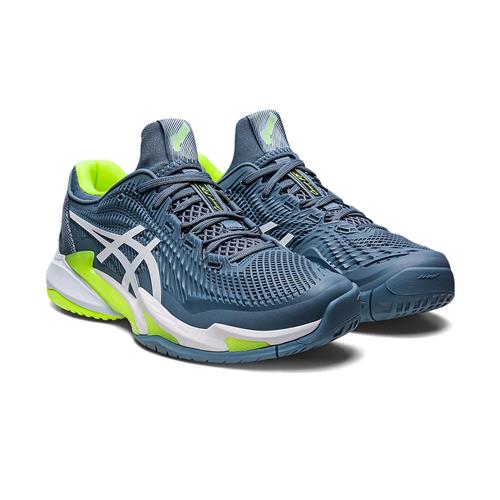Asics Court FF 3 Men's Tennis Shoes (Steel Blue/White)