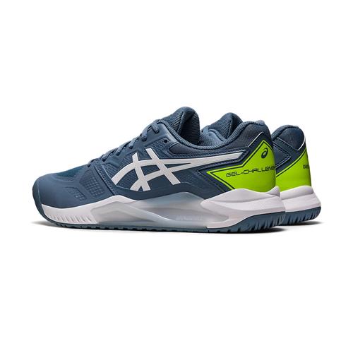Asics Gel-Challenger 13 Men's Tennis Shoes (Steel Blue/White)