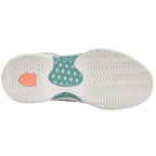 K-Swiss Hypercourt Express 2 HB Womens Shoes (Blanc de Blanc/Nile Blue/Desert Flower)