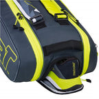 Babolat Pure Aero 6 Pack Racquet Bag 2023 (Grey/Yellow/White)