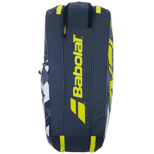 Babolat Pure Aero 6 Pack Racquet Bag 2023 (Grey/Yellow/White)