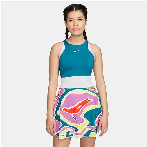 Nike DriFit Slam Dress Melbourne (Green Abyss/Footbal Grey/White)