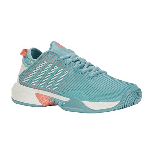 K-Swiss Hypercourt Supreme HB Women's Tennis Shoes (NILE BLUE/BLANC DE BLANC/DESERT FLOWER)