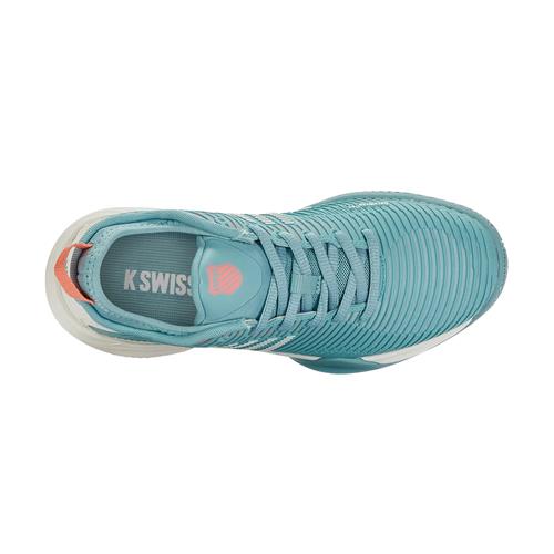 K-Swiss Hypercourt Supreme HB Women's Tennis Shoes (NILE BLUE/BLANC DE BLANC/DESERT FLOWER)