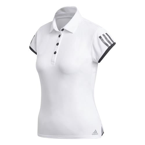 Adidas Womens Club 3 Str Polo (White)