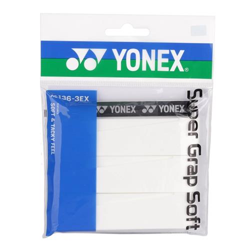 Yonex Super Grap Soft 3 Pack White