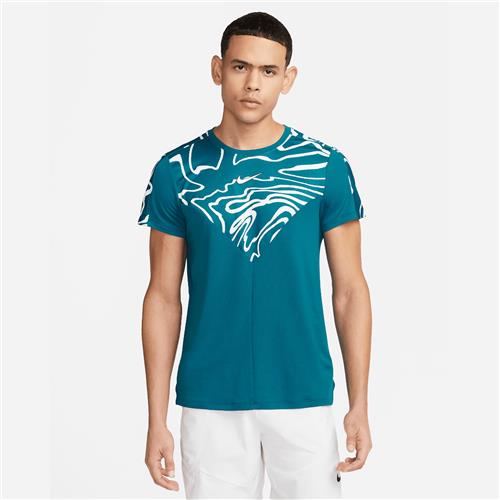 Nike Court Dri-Fit Slam Men's Top (Green Abyss/White)
