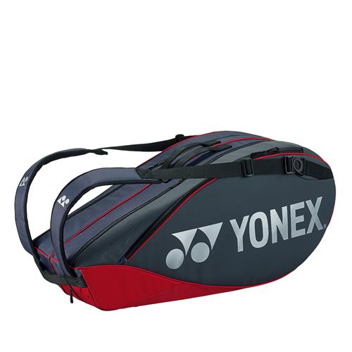 Yonex Pro Racquet Bag 6 Piece (Scarlet Red)