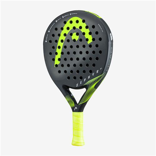 Head Zephyr UL 2023 Padel Racquet Black/Yellow)