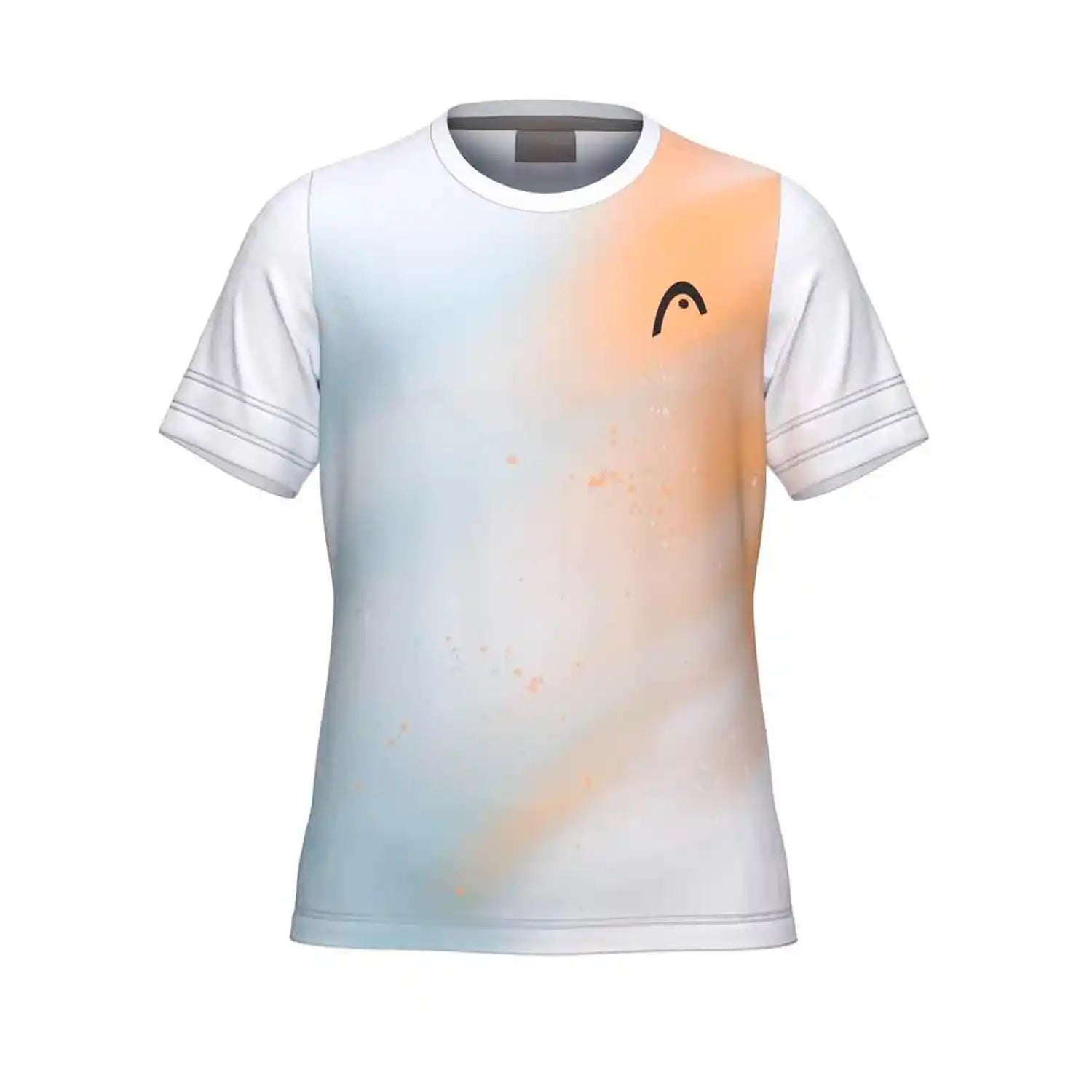 Head Tie-Break II T-Shirt Girls Top (Apricot/Print Vision)
