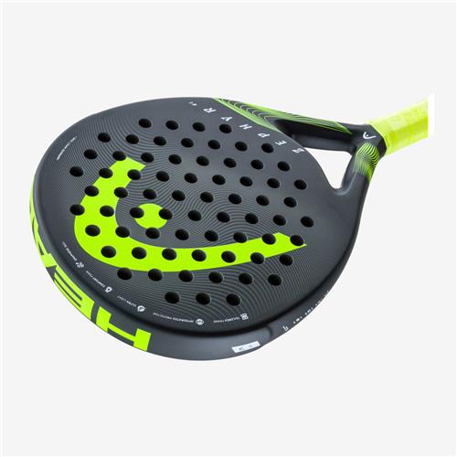 Head Zephyr UL 2023 Padel Racquet Black/Yellow)