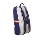 Wilson Roland Garros Super Tour 9 Pack Racquet Bag (Navy/White/Clay)