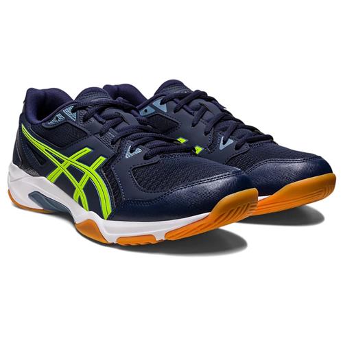 Asics Gel-Rocket 10 Mens Indoor Shoes (Midnight/Hazard Green)