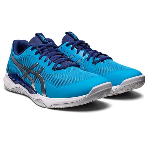 Asics Gel-Tactic Mens Indoor Shoe (Island Blue/Pure Silver)