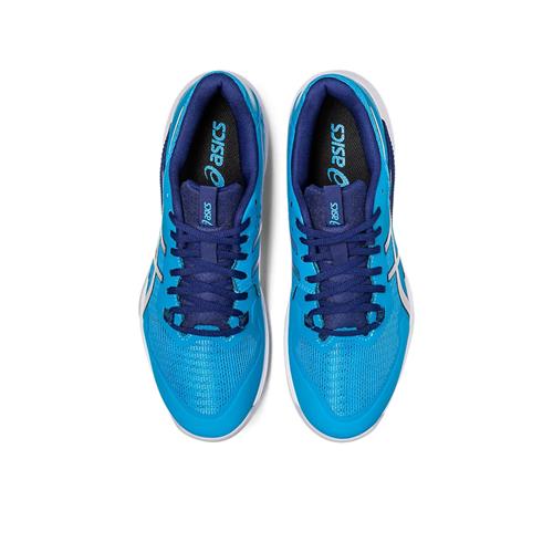 Asics Gel-Tactic Mens Indoor Shoe (Island Blue/Pure Silver)