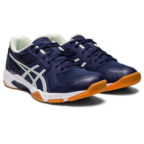 Asics Gel-Rocket 10 Womens Indoor Shoes (Peacoat/Whisper Green)
