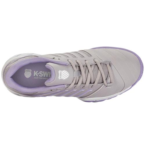 K-Swiss Bigshot Light 4 Women's Tennis Shoes (Rain/White/Purple)