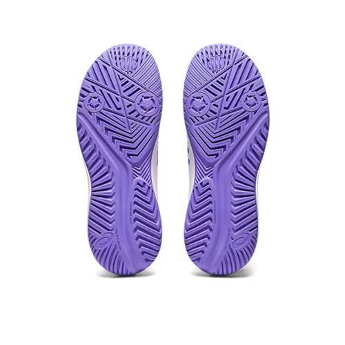 Asics Gel-Resolution 9 GS Junior Shoes (White/Amethyst)
