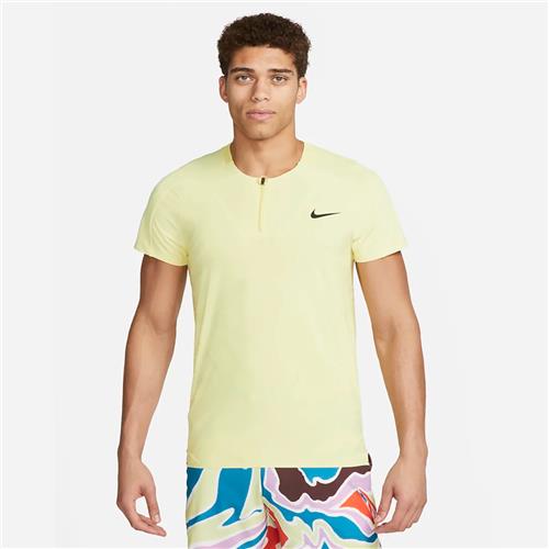 Nike Court Dri-Fit Adv Slam Men's Polo (Lemon Chiffon/Black)