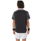 Asics Mens Court Graphic Polo-Shirt (Carrier Grey)