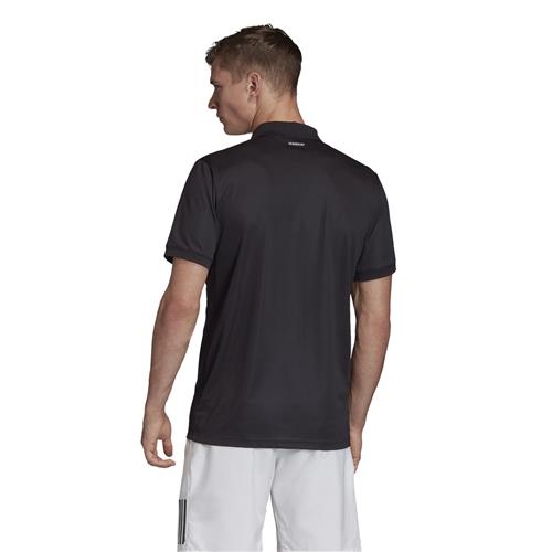 Adidas Club Solid Polo (Black/Silver)