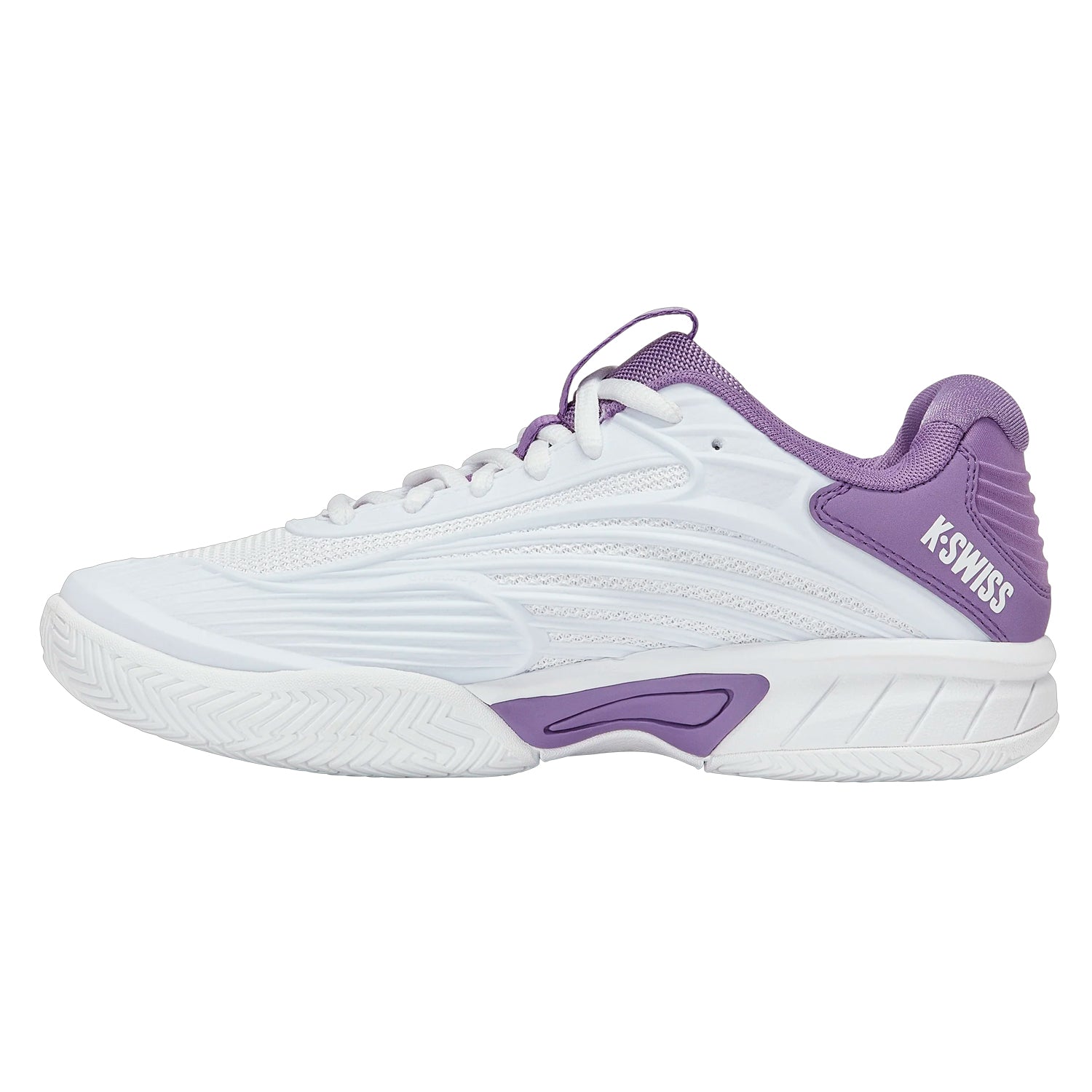 K-Swiss Hypercourt Express 3 All-Court Junior Shoes (White/Purple)