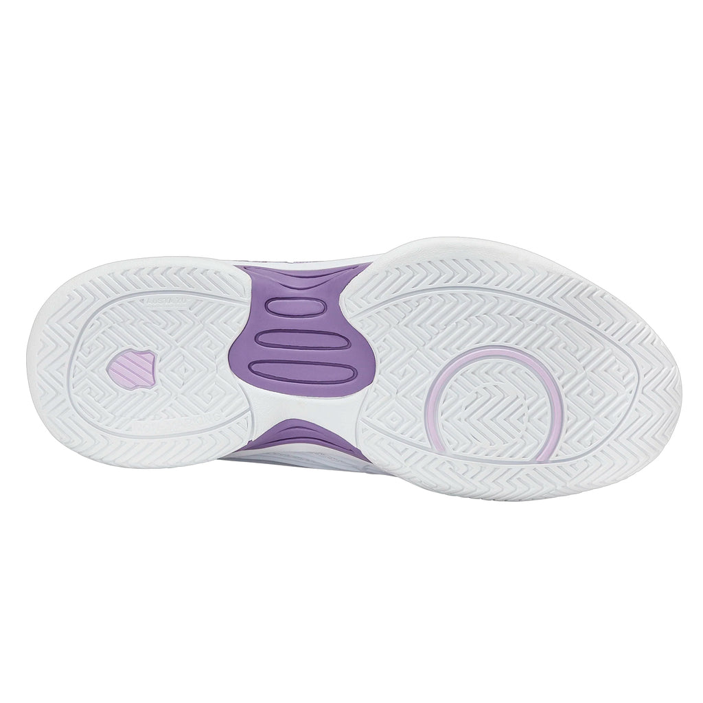 K-Swiss Hypercourt Express 3 All-Court Junior Shoes (White/Purple)