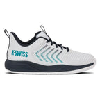 K-Swiss Ultrashot Light All-Court Junior Shoes (White/Carbon/Baltic)