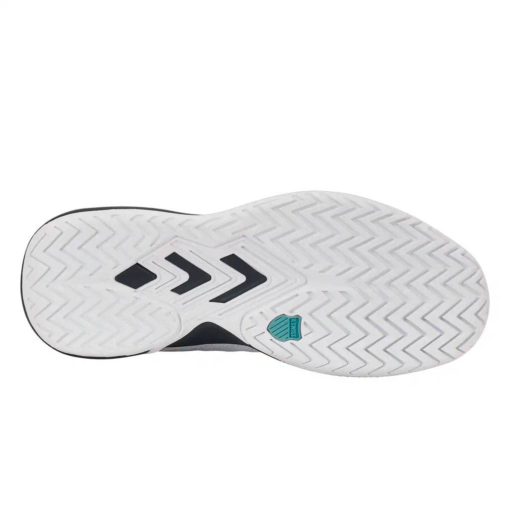K-Swiss Ultrashot Light All-Court Junior Shoes (White/Carbon/Baltic)
