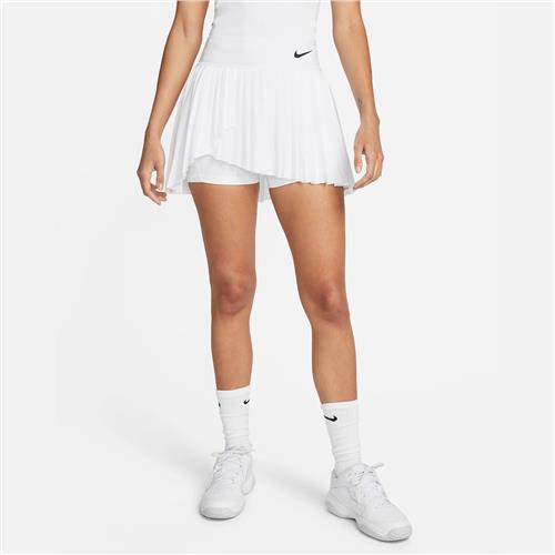 NikeCourt Dri-Fit Advantage Women's Pleated Tennis Skirt (White)
