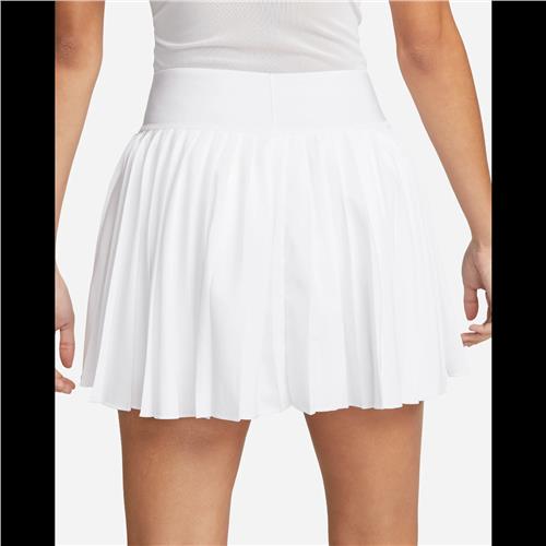 NikeCourt Dri-Fit Advantage Women's Pleated Tennis Skirt (White)