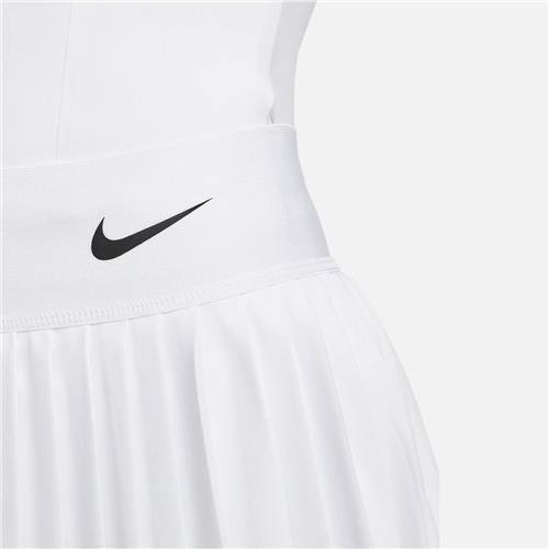 NikeCourt Dri-Fit Advantage Women's Pleated Tennis Skirt (White)
