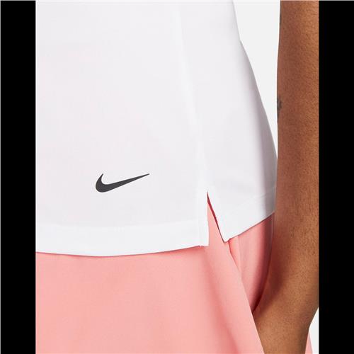 Nike Dri-Fit Victory Women's Sleeveless Golf Polo (White)