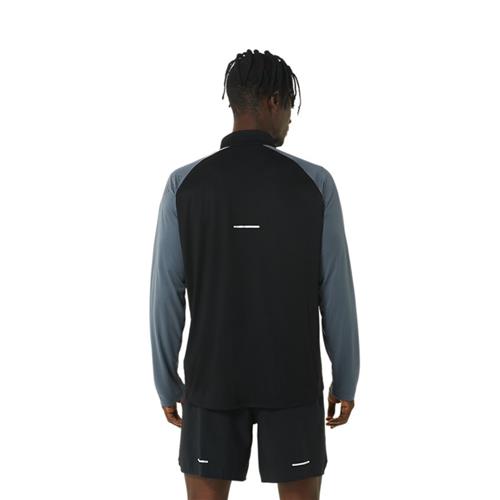 Asics Icon Long Sleeved 1/2 Zip (Performance Black/Carrier Grey)