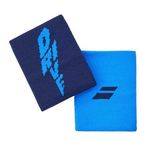 Babolat Logo Wristband Jumbo 2 Pack (Drive Blue)