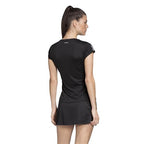 Adidas Womens Club 3 Str Tee (Black/Silver/White)