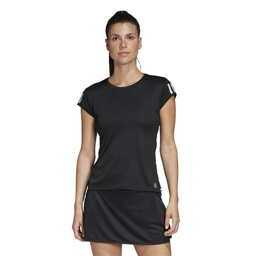Adidas Womens Club 3 Str Tee (Black/Silver/White)
