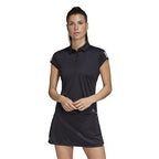 Adidas Womens Club 3 Str Polo (Black/Silver/White)