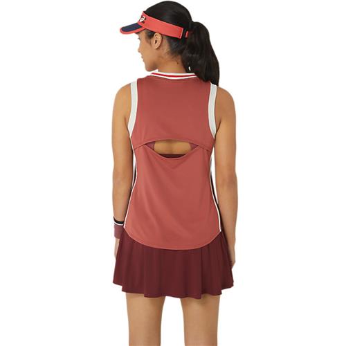 Asics Women's Match Tank (Red Snapper)