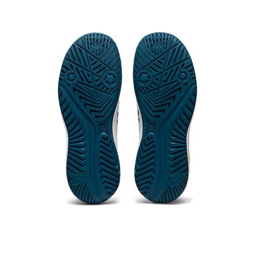 Asics Gel-Resolution 9 GS Junior Tennis Shoes (White/Restful Teal)
