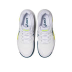 Asics Gel-Resolution 9 GS Junior Tennis Shoes (White/Restful Teal)