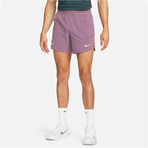 Rafa Men's Nike Dri-Fit Advantage 7" Tennis Short (Violet Dust/Green Glow/White)