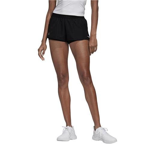 Adidas Womens Club Short (Black/Silver/White)