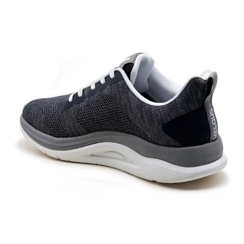 Velous Skyline Lace-Up Shoe (Grey White)
