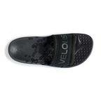 Velous Laguna Slide (Dark Grey Black)