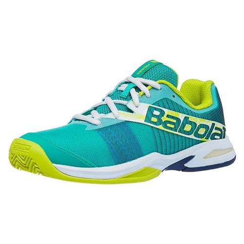 Babolat Jet Premura Junior Herringbone Shoes (Green/Sulphur Spring)