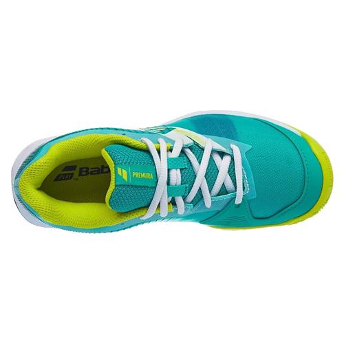 Babolat Jet Premura Junior Herringbone Shoes (Green/Sulphur Spring)